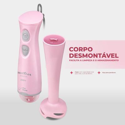Mixer Rosa Britânia BMX370RS 350W 220V