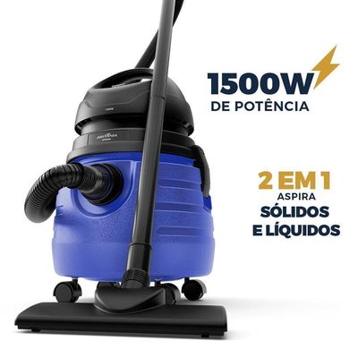 Aspirador De Pó E Água Britânia 19L Função Soprar BASE80 110V