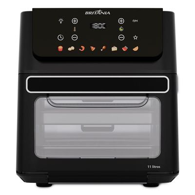 Air Fryer Oven Britânia 11L 8 Funções 1800W BAF11A Preta 127V