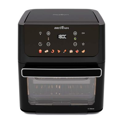 Air Fryer Oven Britânia 11L 8 Funções 1800W BAF11A Preta 127V