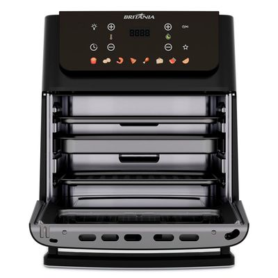 Air Fryer Oven Britânia 11L 8 Funções 1800W BAF11A Preta 127V