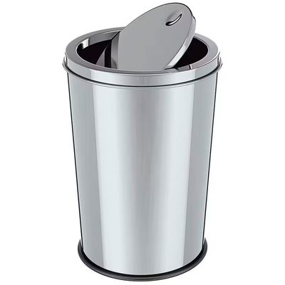 Lixeira Design Tampa Basculante Inox 12L Euro Inox