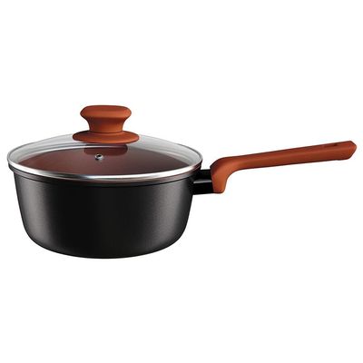 Panela Colorstone Antiaderente 5 Camadas 3 L Euro Home Preto com Marrom