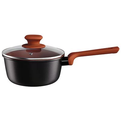 Panela Colorstone Antiaderente 5 Camadas 2,2 L Euro Home Preto com Marrom