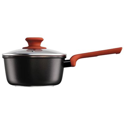 Panela Colorstone Antiaderente 5 Camadas 2,2 L Euro Home Preto com Marrom