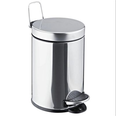Lixeira com Pedal Decorline em Aço Inox 5 L Brinox Inox