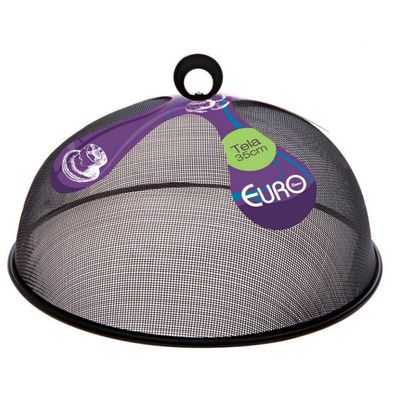 Tela Protetora para Alimentos Euro Home UTS5880 em Aço Inox 35 cm Preto