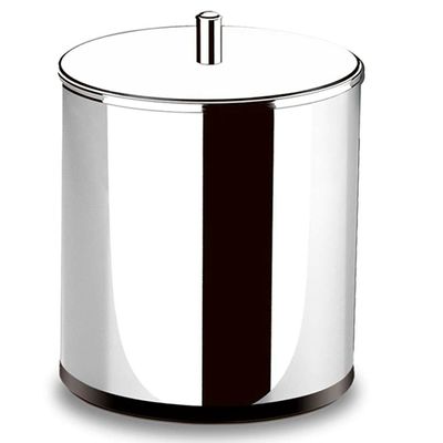 Lixeira Decorline com Tampa em Aço Inox 15 x 20 cm - 3,2L Brinox Inox