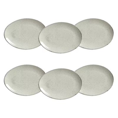 Prato Sobrem Oval Orgânica Pistache 6p Porto Brasil n/a