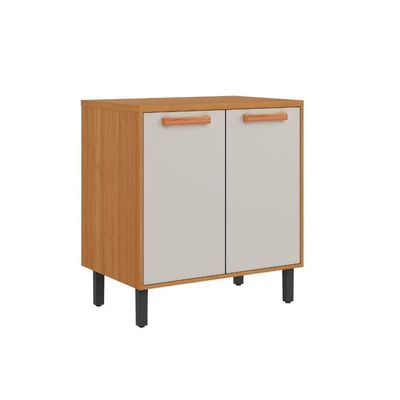 Armário Balcão De Cozinha Itaiaia 2 Portas Nápoles Off White