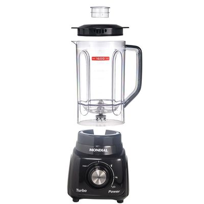 Conjunto Especial Mondial KT-105-B (Espremedor Premium + Batedeira Prática + Liquidificador Turbo Power) Preto / 110V