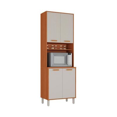 Paneleiro Itatiaia Itafriz 70cm Em Madeira Com Espaço Para Micro-ondas Cinamomo-fendi