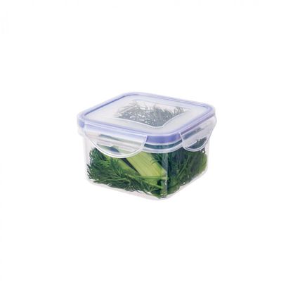 Conjunto de Potes Herméticos Euro Home PLA3604-AZ em Plástico 5 Peças Transparente com Azul