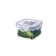 Conjunto de Potes Herméticos Euro Home PLA3604-AZ em Plástico 5 Peças Transparente com Azul