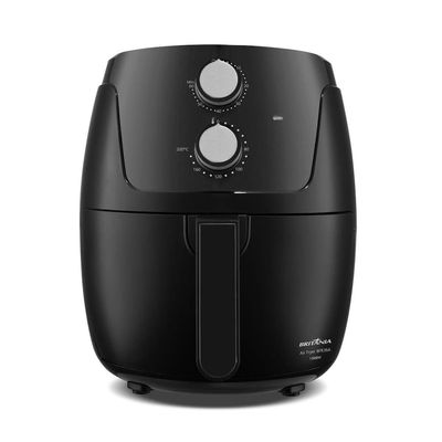 Fritadeira Elétrica Britânia BFR36A Silverstone 4,2L 1500W Air Flow Preta Preto / 220V