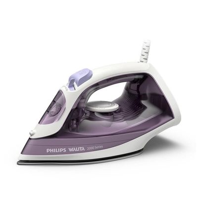 Ferro de Passar a Vapor Philips Walita Série 2000 DST2020 Base Cerâmica Reservatório 250ml Calc Clean Roxo / 220V