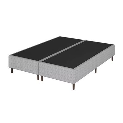 Base Cama Box Queen Size Loreto A26 38x159x198cm Umaflex Cinza