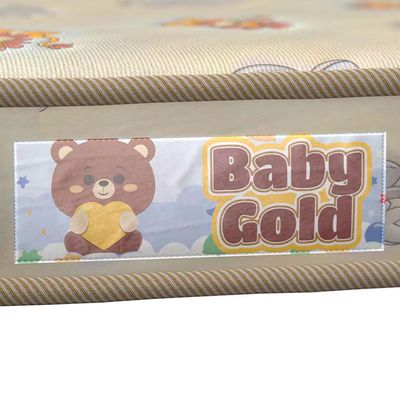 Colchão Infantil Probel Gold Am Animal Baby com Espuma D18 Amarelo