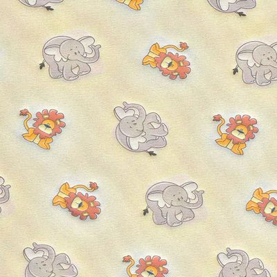 Colchão Infantil Probel Gold Am Animal Baby com Espuma D18 Amarelo