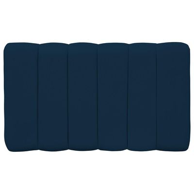 Cabeceira Cama Box Painel Solteiro 100 cm Dubai W01 Suede Azul Marinho - Lyam Decor