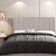 Cabeceira Cama Box Painel Casal Queen 160 cm Dubai W01 Linho Bege - Lyam Decor