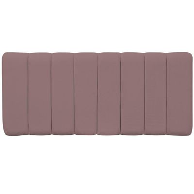 Cabeceira Cama Box Painel Casal 140 cm Dubai W01 Suede Rosê - Lyam Decor