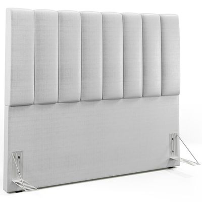 Cabeceira Cama Box Casal 140 Cm Dália W01 Facto Cinza Metalizado - Lyam Decor