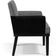 Poltrona Decorativa Base Tabaco Beatriz W01 Suede Pied Poule Couríssimo Preto - Lyam Decor