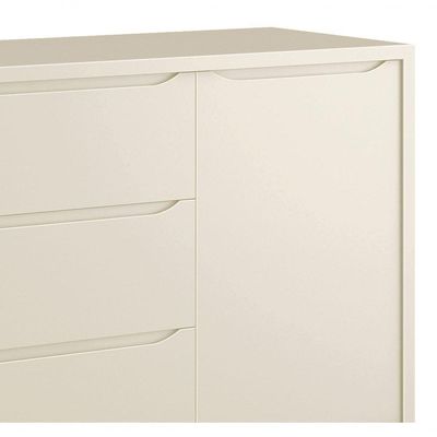 Cômoda Sapateira Classic New Areia Fosco Com Natural - Reller