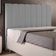Cabeceira Cama Box Casal 140 cm Dália W01 Facto Cinza - Lyam Decor