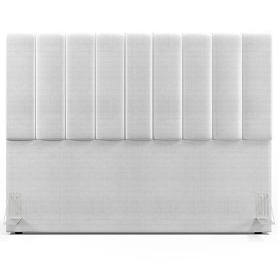 Cabeceira Cama Box Casal King 195 cm Dália W01 Facto Cinza Metalizado - Lyam Decor
