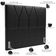 Cabeceira Cama Box Casal Queen 160 cm Aurora W01 Couríssimo Preto Brilho - Lyam Decor