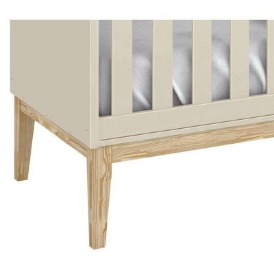 Berço Americano Classic New Areia Fosco Com Natural - Reller