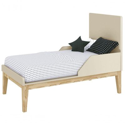 Berço Americano Classic New Areia Fosco Com Natural - Reller