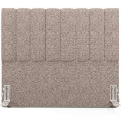 Cabeceira Cama Box Casal 140 cm Dália W01 Bouclê Bege - Lyam Decor