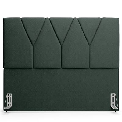 Cabeceira Cama Box Casal King 195 cm Aurora W01 Linho Verde Musgo - Lyam Decor