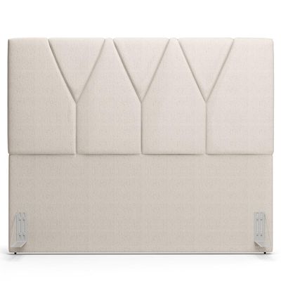 Cabeceira Cama Box Casal King 195 cm Aurora W01 Linho Cru - Lyam Decor