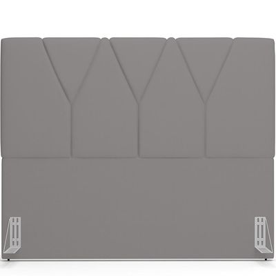 Cabeceira Cama Box Casal Queen 160 cm Aurora W01 Corano Cinza - Lyam Decor