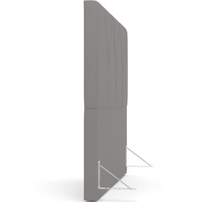 Cabeceira Cama Box Casal King 195 cm Aurora W01 Corano Cinza - Lyam Decor