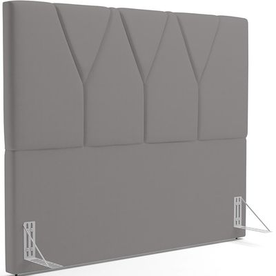 Cabeceira Cama Box Casal King 195 cm Aurora W01 Corano Cinza - Lyam Decor