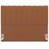 Cabeceira Cama Box Casal King 195 cm Dália W01 Bouclê Terracota - Lyam Decor