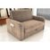 Sofá Cama Daiane 2 Lugares Com Baú Suede Bege Matrix