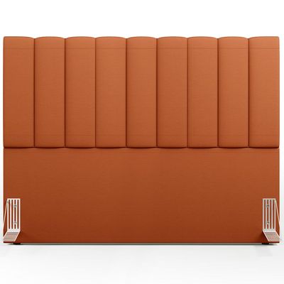 Cabeceira Cama Box Casal Queen 160 cm Dália W01 Tecido Terracota - Lyam Decor