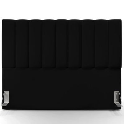 Cabeceira Cama Box Casal King 195 cm Dália W01 Facto Preto - Lyam Decor