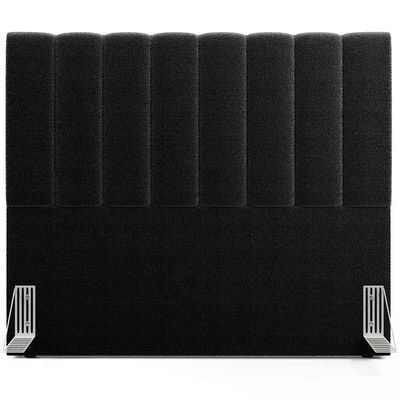 Cabeceira Cama Box Casal 140 cm Dália W01 Bouclê Preto - Lyam Decor