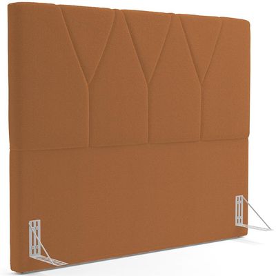 Cabeceira Cama Box Casal 140 cm Aurora W01 Bouclê Terracota - Lyam Decor