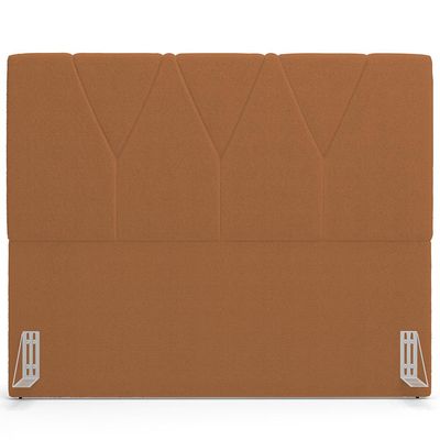 Cabeceira Cama Box Casal 140 cm Aurora W01 Bouclê Terracota - Lyam Decor