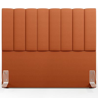 Cabeceira Cama Box Casal 140 cm Dália W01 Tecido Terracota - Lyam Decor