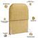 Cabeceira Cama Box 100cm Orgânica Lanna W01 Couríssimo Fendi - Lyam Decor