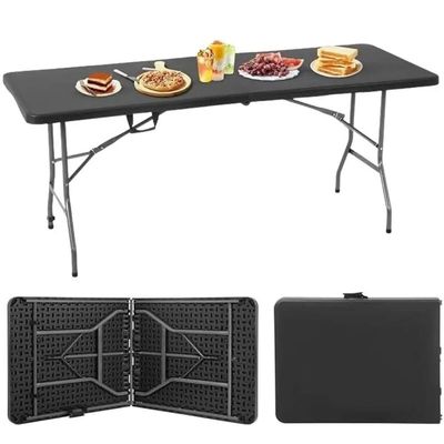 Mesa Dobrável Vira Maleta Com Alça 180 × 74 Cm Portátil Até 150 Kg Zelt